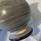 Stoneware pitcher and pot set
