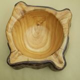 Vide poche vintage en faux bois