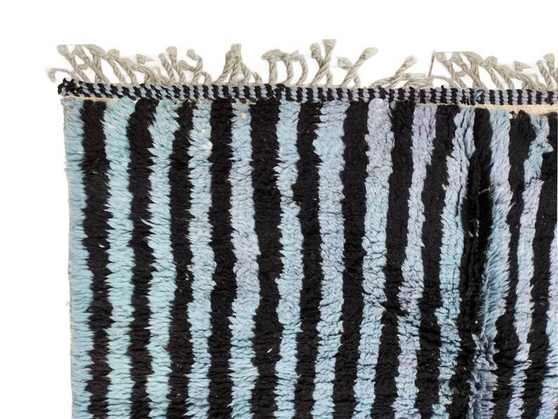 Handmade Berber wool rug, 150/250cm