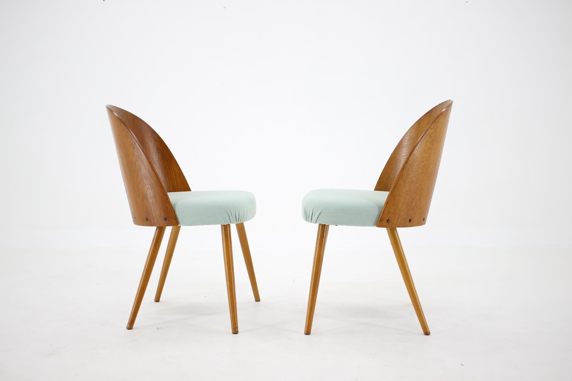 Antonin Suman set of four dining chairs, Czechoslovakia, 1960s