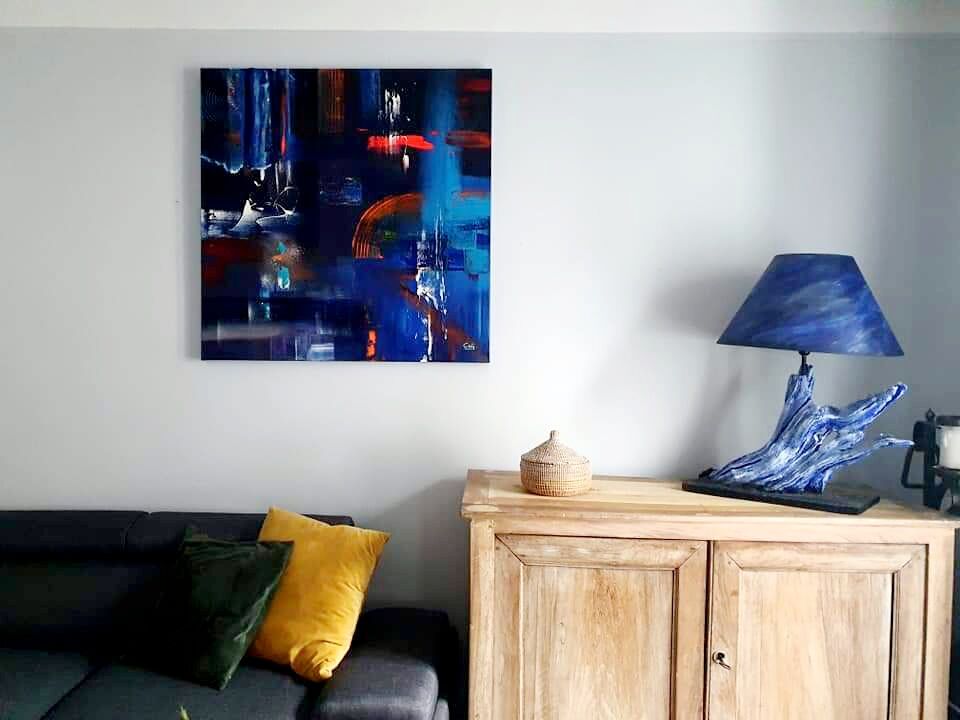 Blue wall