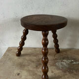 Tripod wooden stool