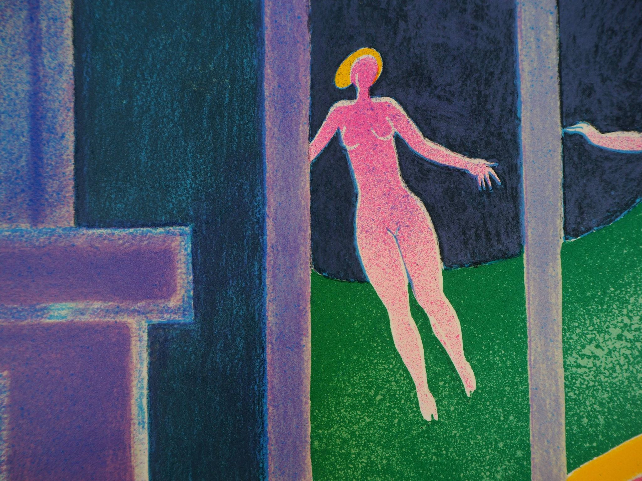 Albert zavaro : les trois grâces - lithographie originale signée