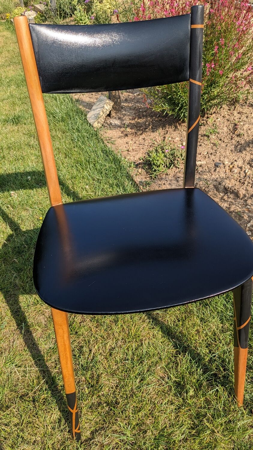 Vintage Scandinavian chair upgraded