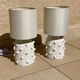 Pair of repainted vintage vases