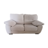 Pearl grey sofa in Alcantara