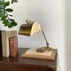 Brass desk lamp