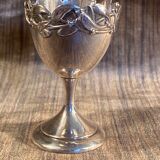 Art Nouveau solid silver shell