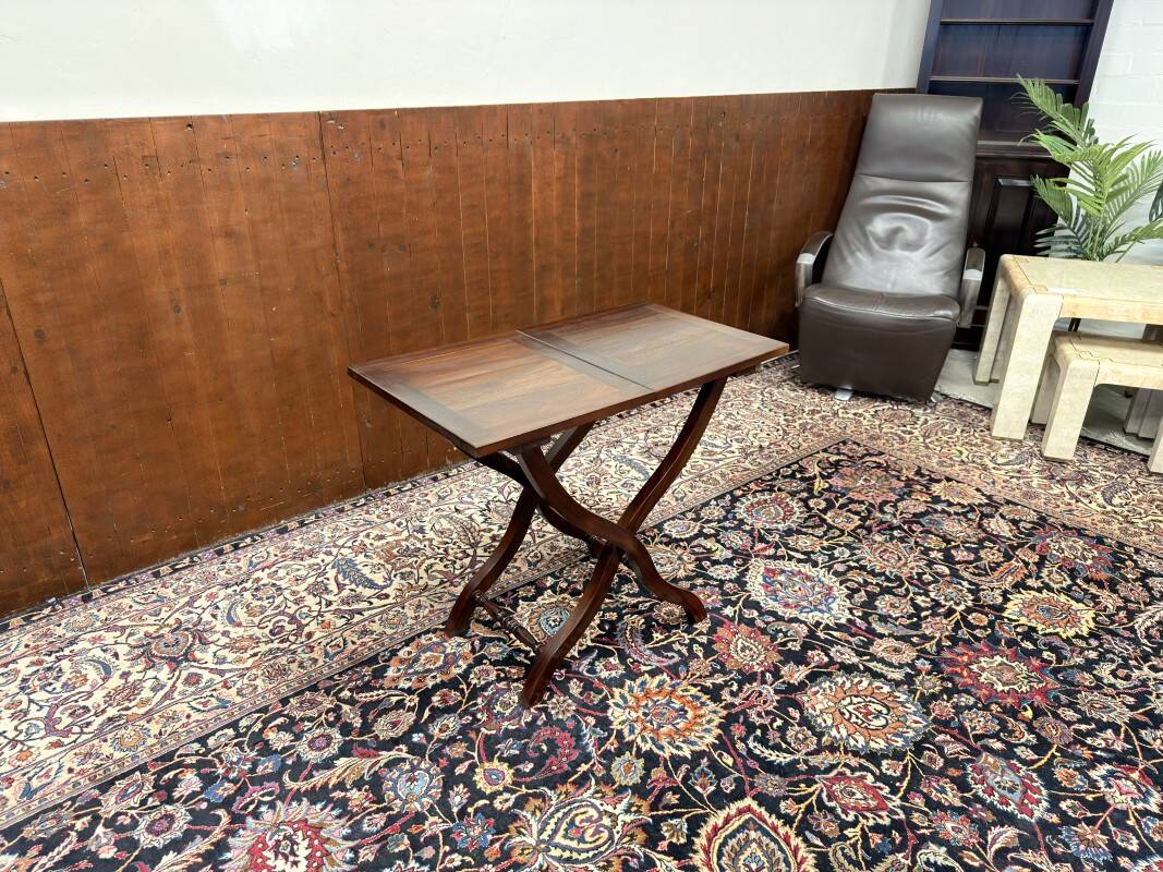Classic English Folding Side Table