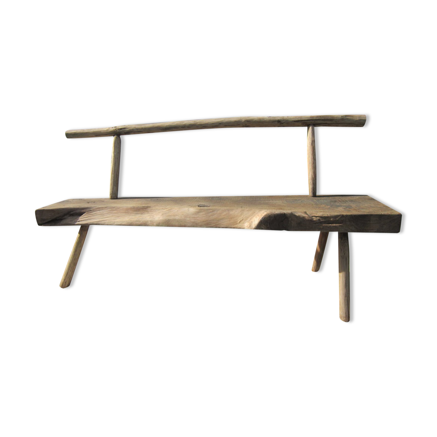 Brutalist farm bench