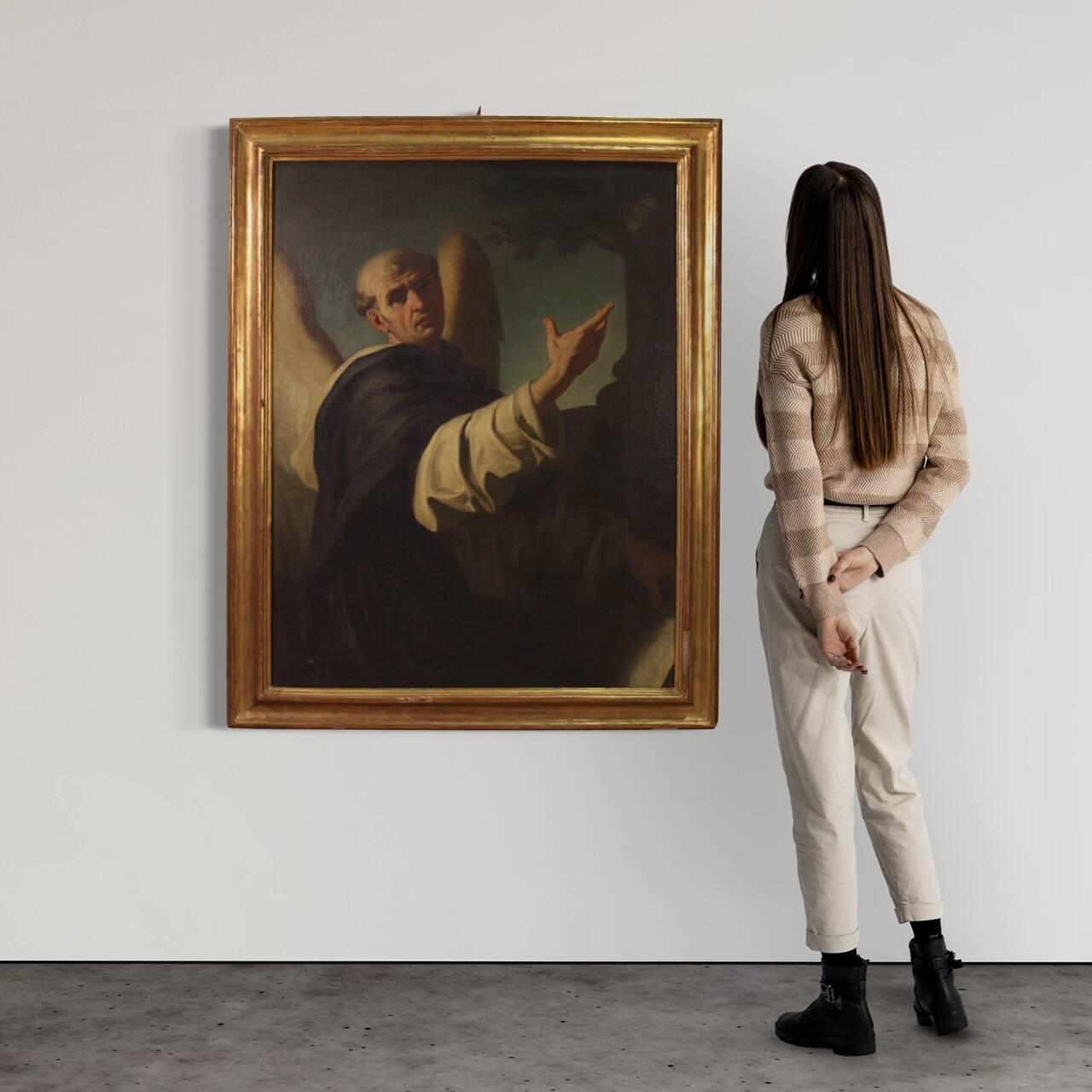 Great 18th century Italian painting, Saint Vincent Ferrer