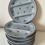 7 assiettes compartimentées Salins France