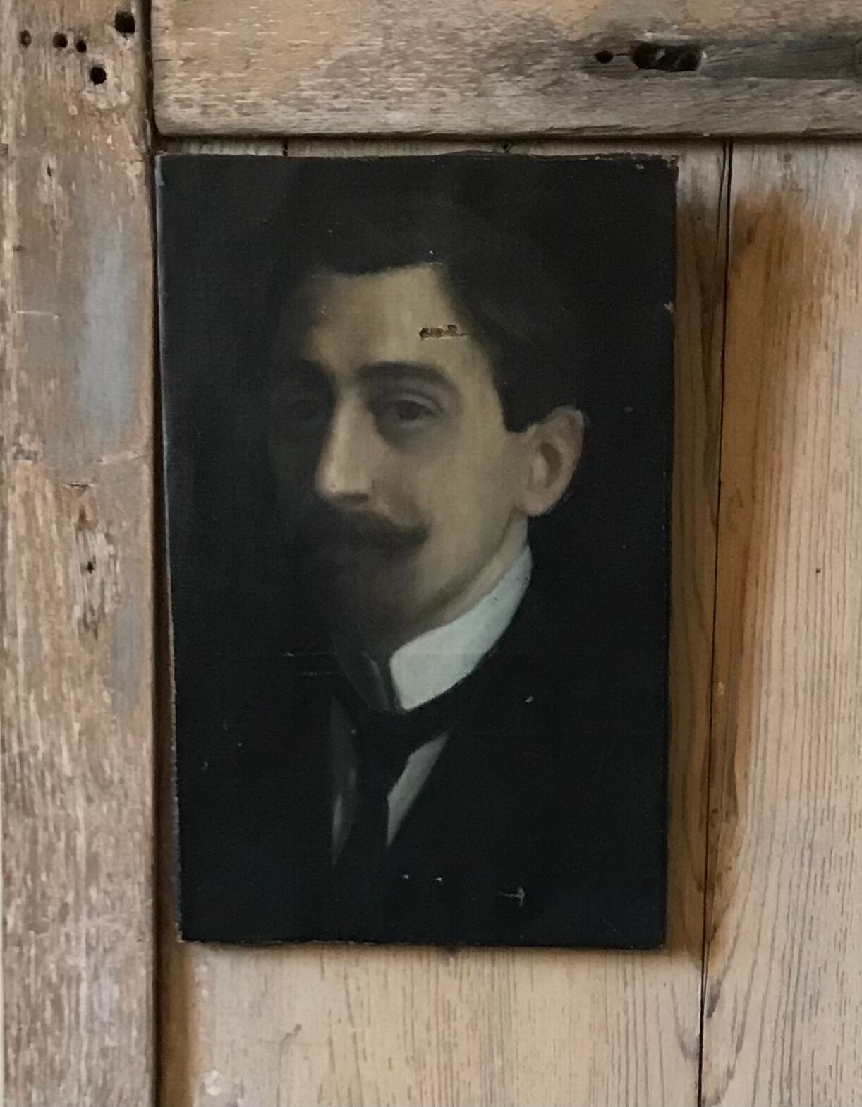 Oil on canvas portrait 19th