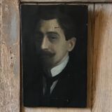 Oil on canvas portrait 19th