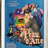 original poster 1970 donkey skin coated Jacques Demy Ctharine Deneuve Jim Léon