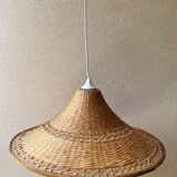 Wicker pendant lamp