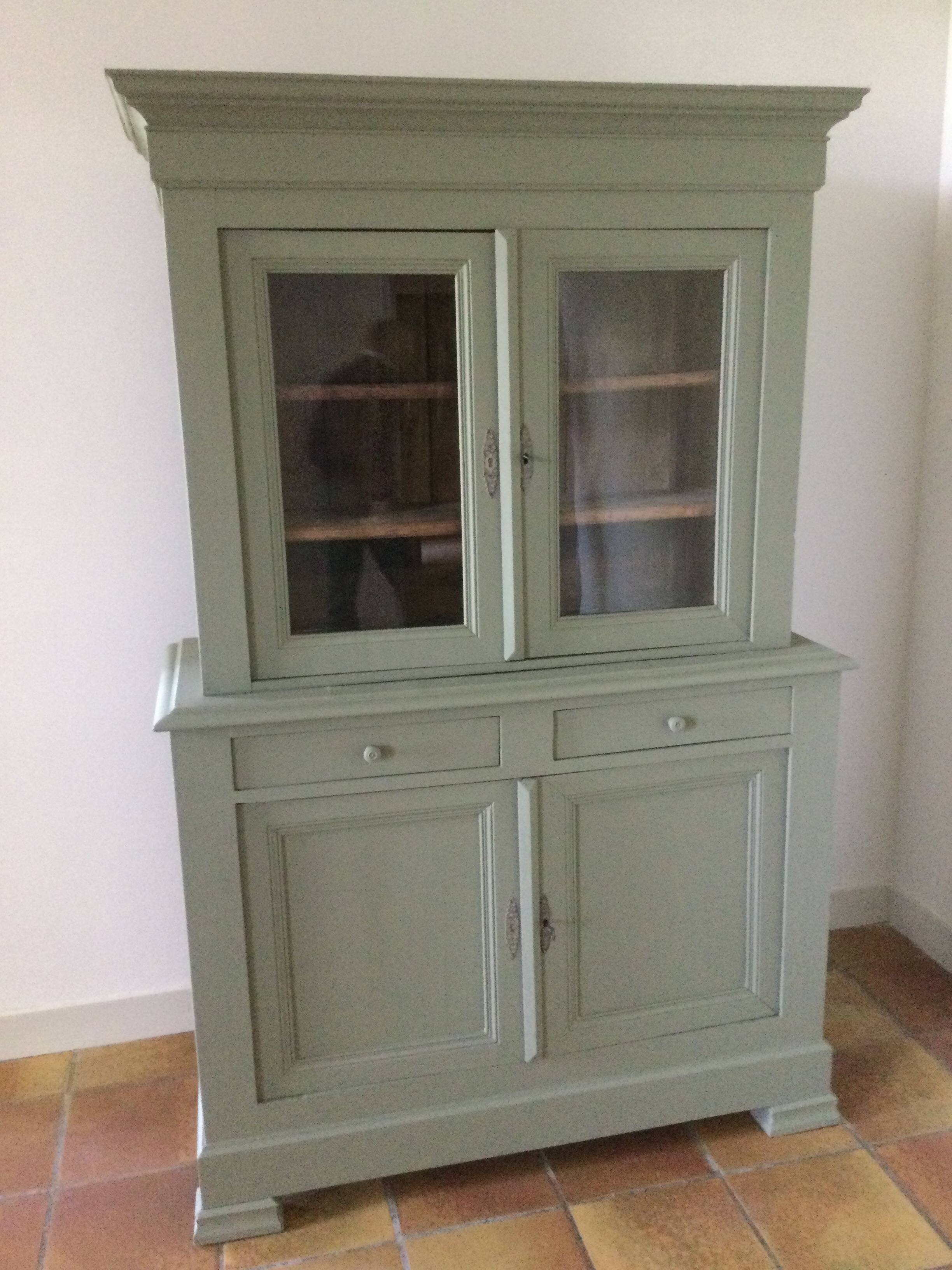 Antique patinated 2-part dresser