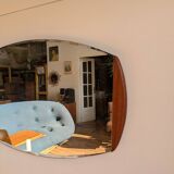 Miroir scandinave en teck