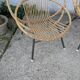 Pair of rattan armchairs