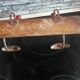 Coat roack old metal wood