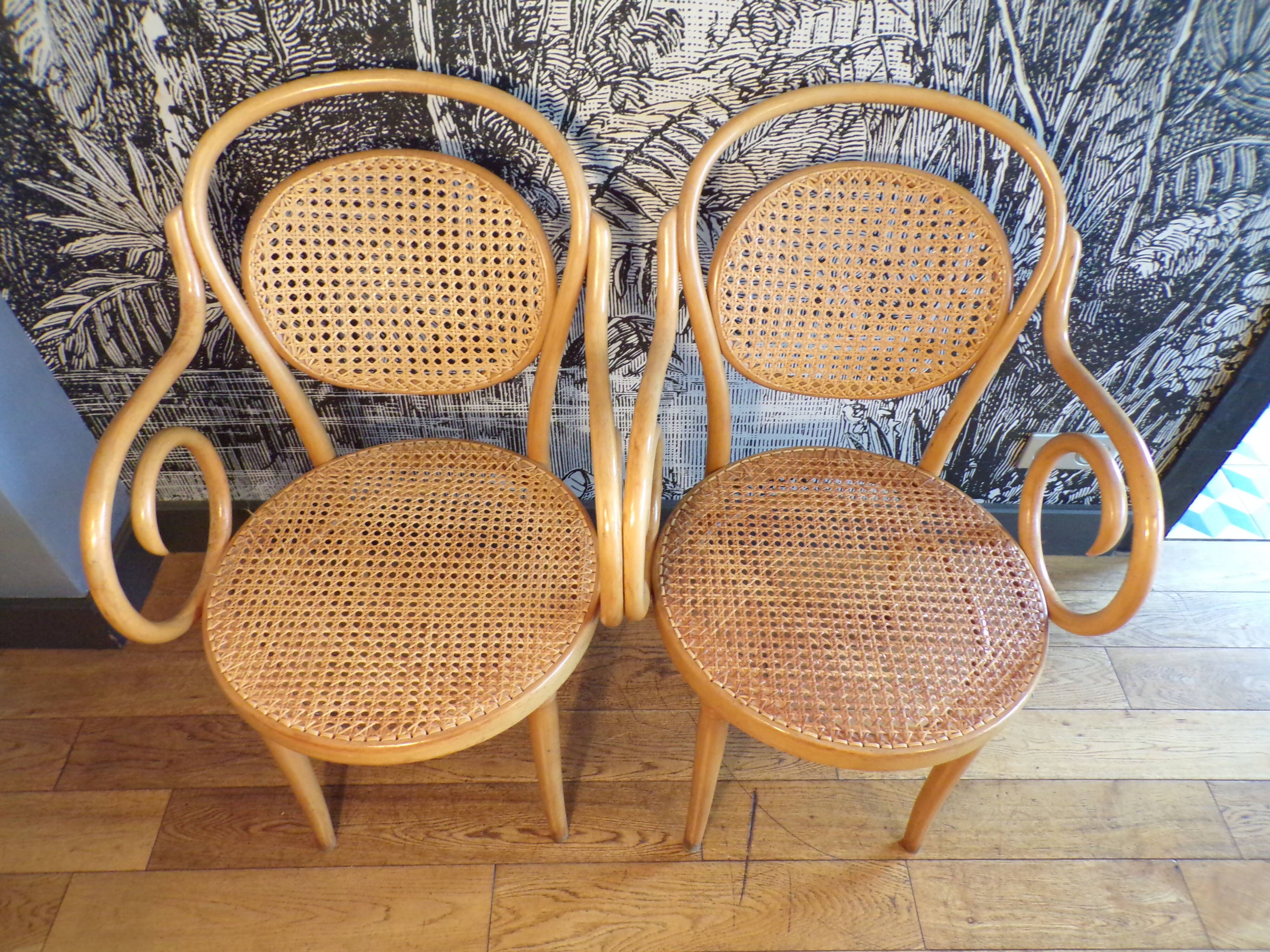 2 armchairs n°11 design Michael Thonet for ZPM Radomsko