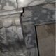 Fireplace modillon Napoleon III in gray marble of the nineteenth