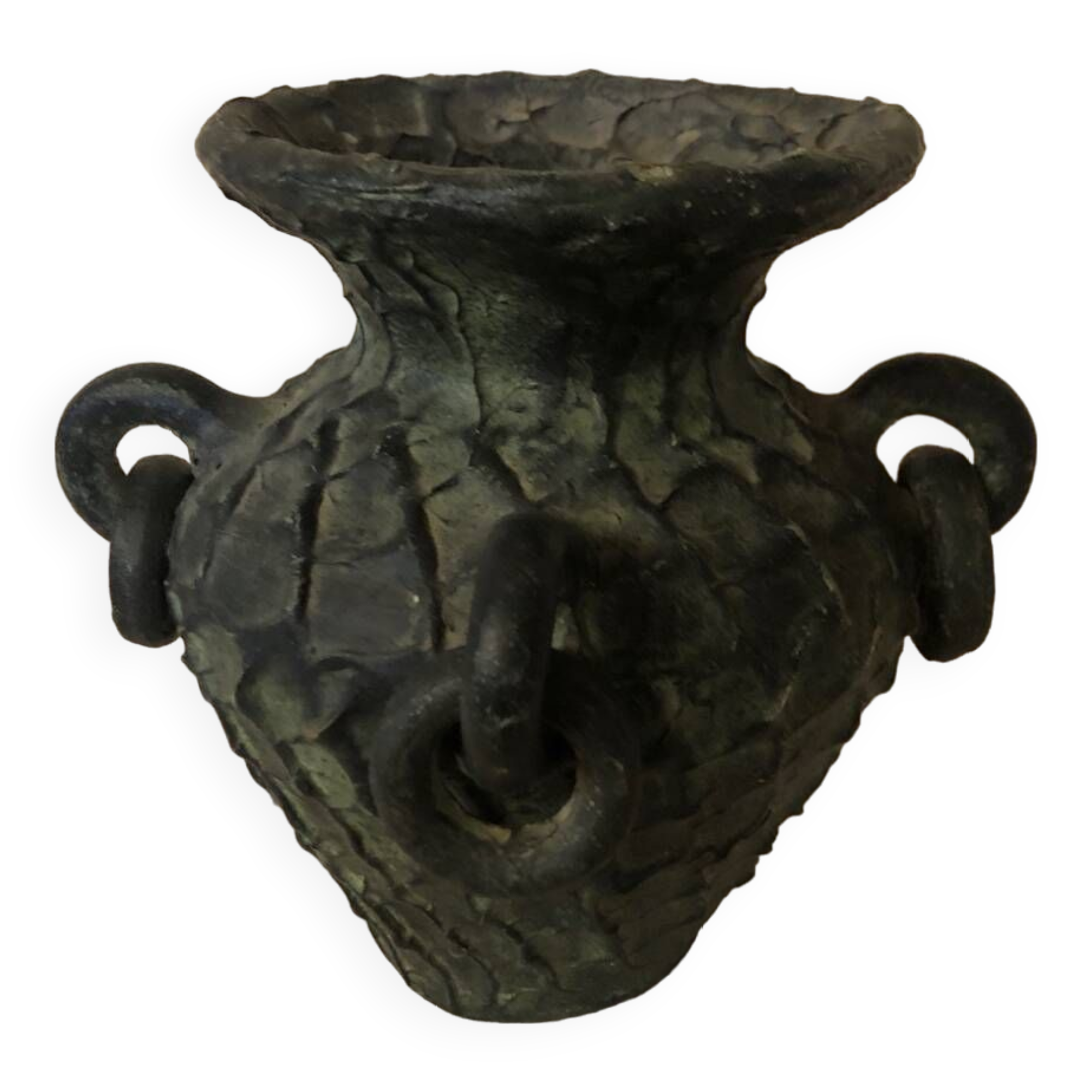 Small terracotta jar
