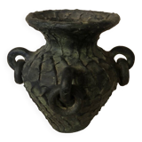 Small terracotta jar