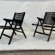 Niko Kralj Slovenian Rex Plywood Folding Chair for Stol 1950s in Black