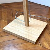 Montblanc Good & Mojo white bamboo and linen floor lamp