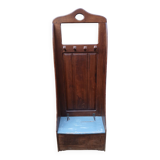 Wooden coat rack trunk