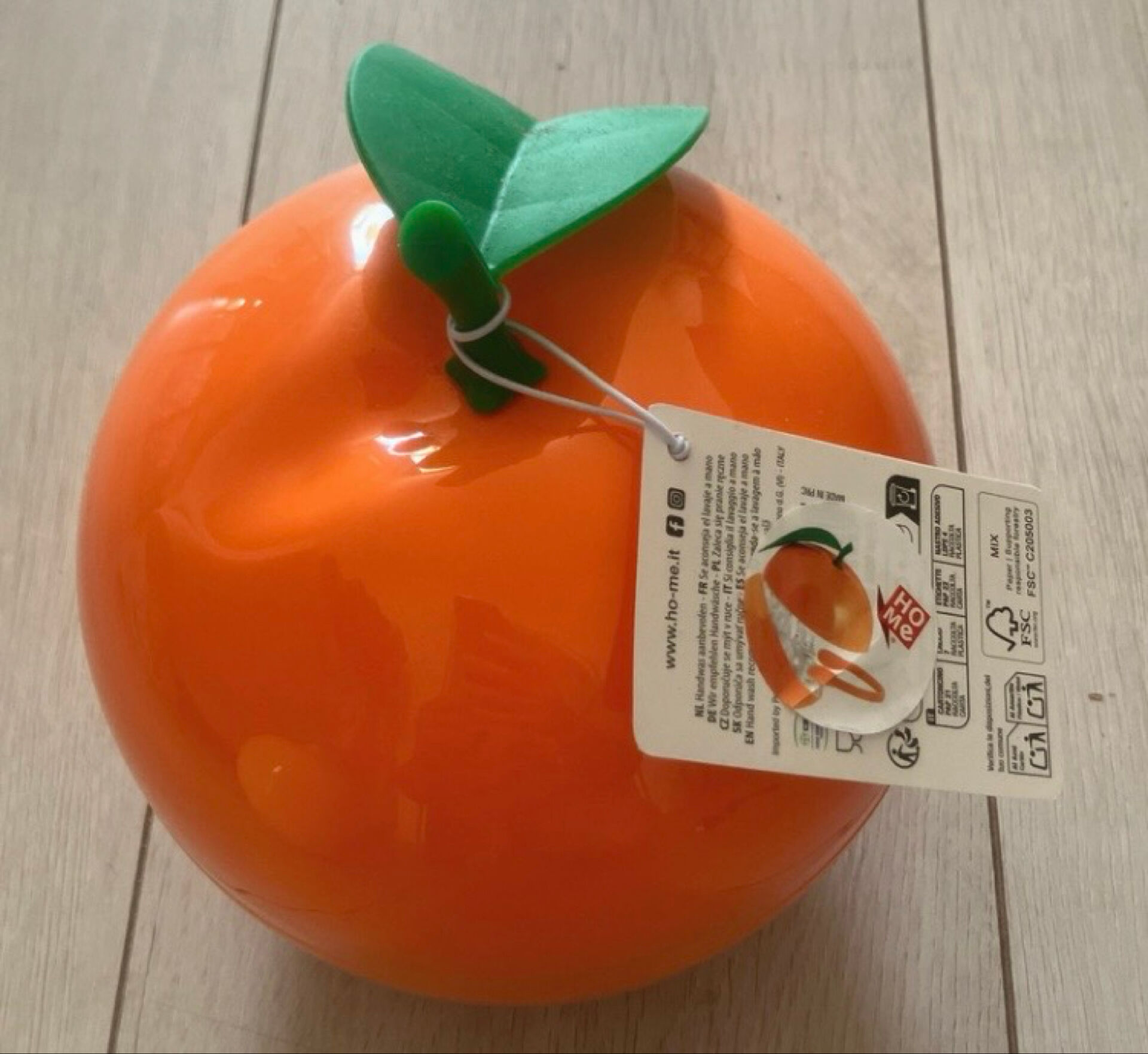 Sceau à glaçons orange