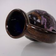 Purple & Gold Lava 321/3 Ceramic Vase from Ruscha, 1960s