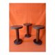 3 tabourets brutalistes