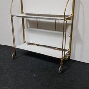 Chariot Dinett vintage en blanc