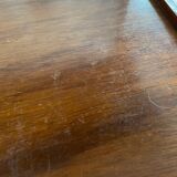 Teak sofa end table 1950 France