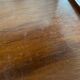 Table bout de canapé teck 1950 France