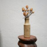 Vintage beige sandstone vase