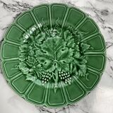 Sarreguemines grape barbotine dessert plates