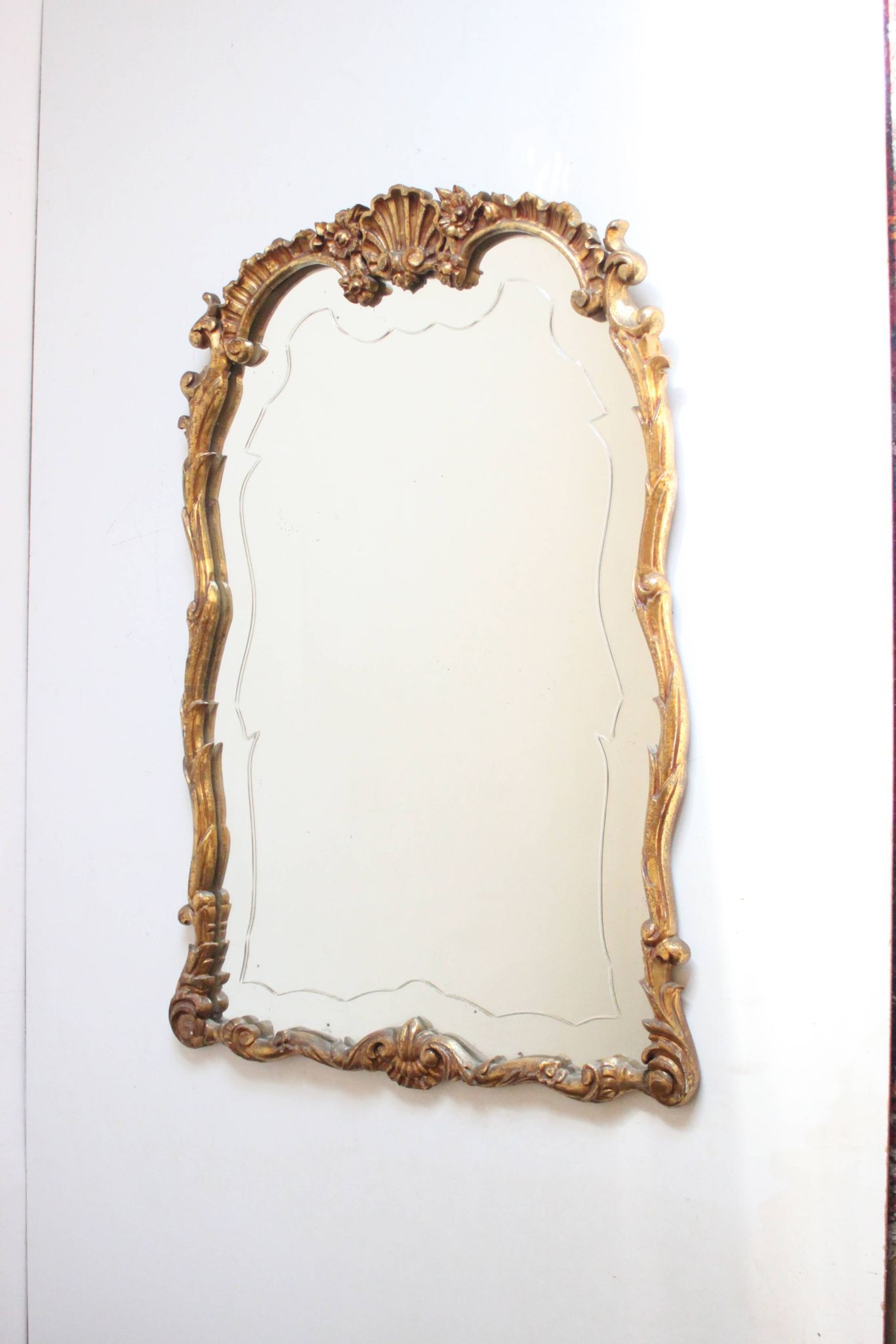 Antique gilded mirror, Neo Rococo, 19th century