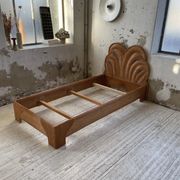 Bed 1 place "palm" wicker and rattan Vivai Del Sud