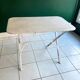 Wrought iron folding garden table