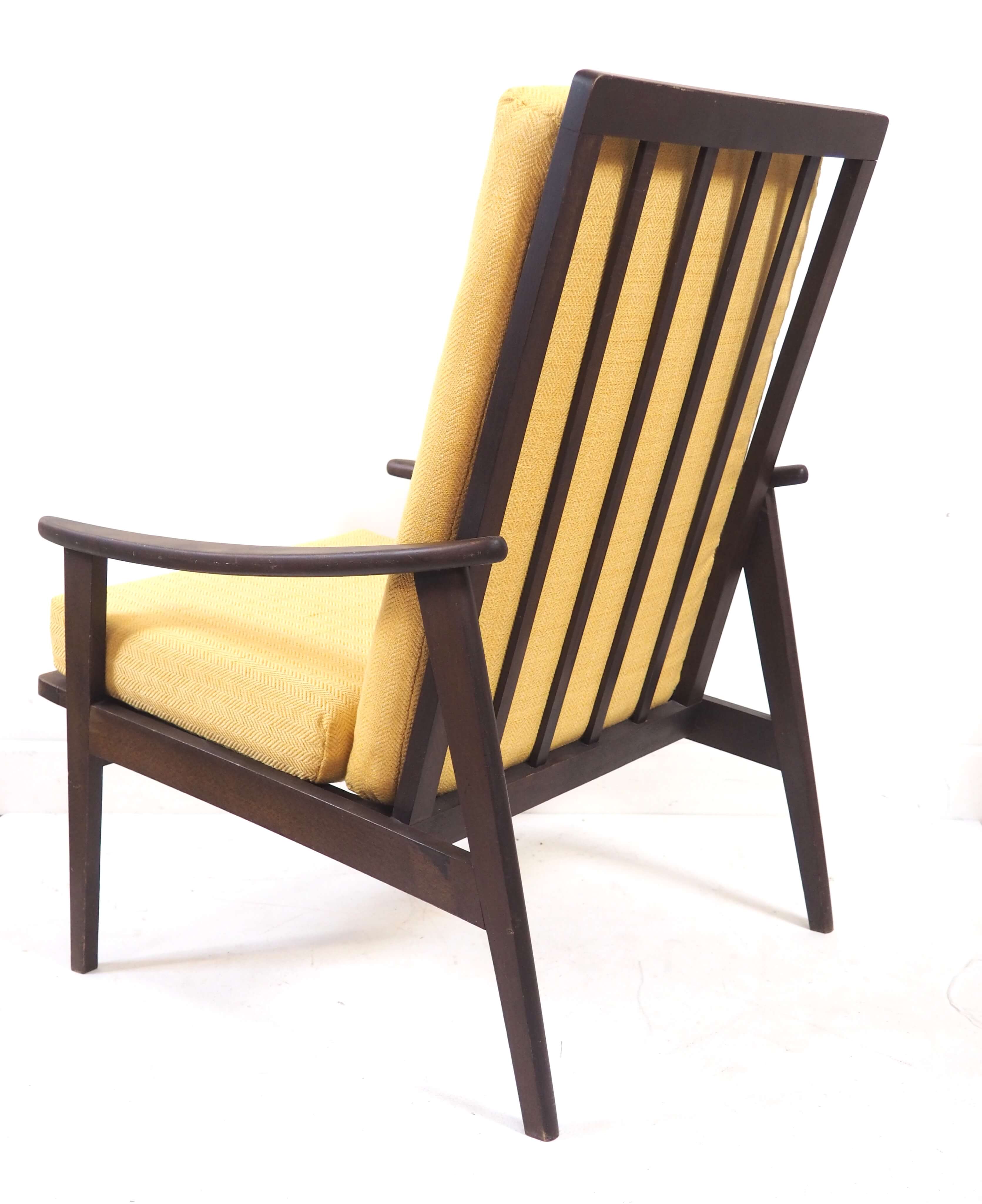 Reupholstered armchair