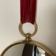 Round brass witch mirror