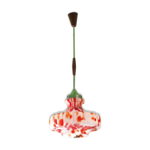 Suspension vintage en opaline