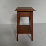 Table d'appoint vintage en chêne des années 1930