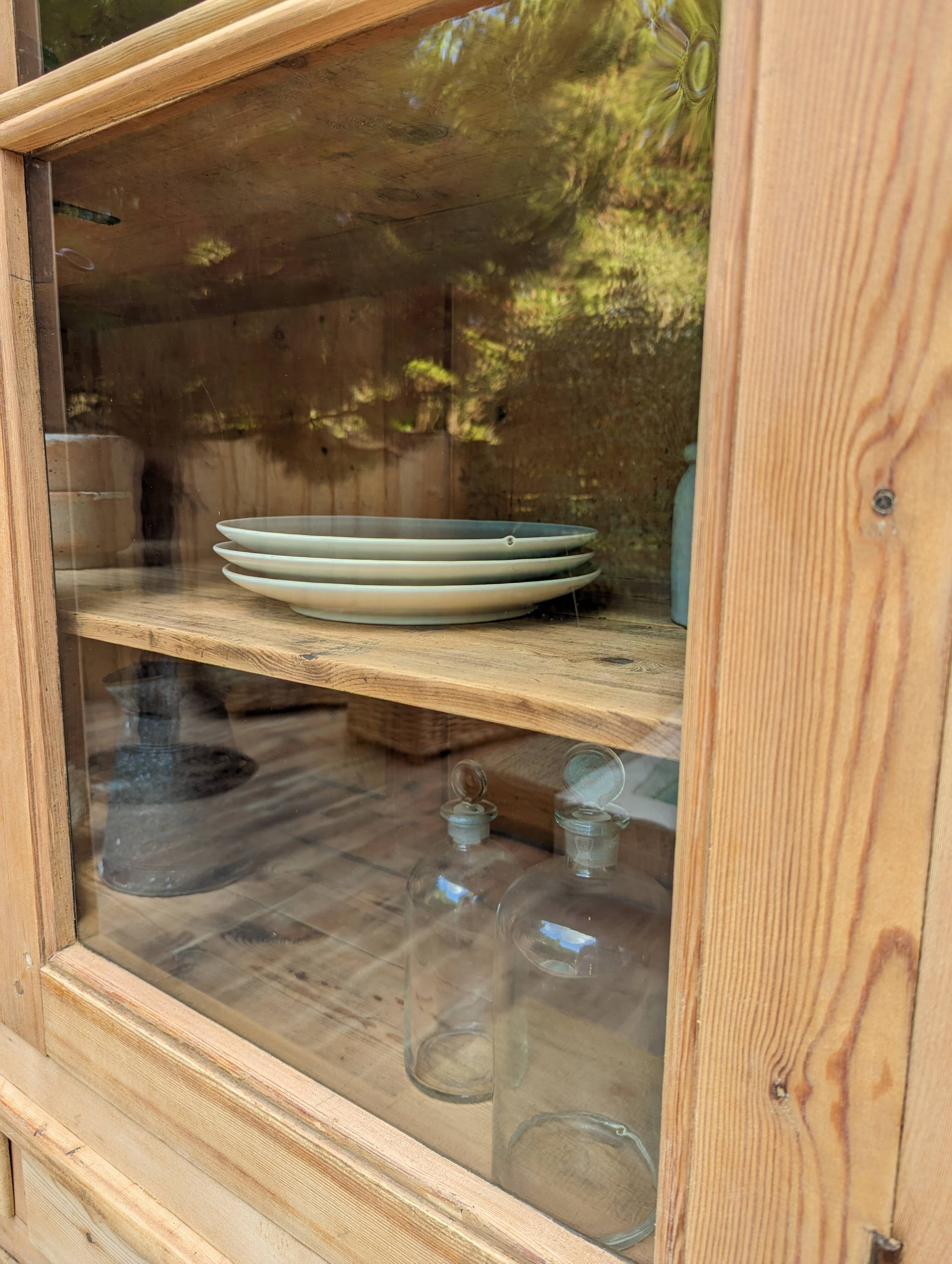 Old glazed furniture