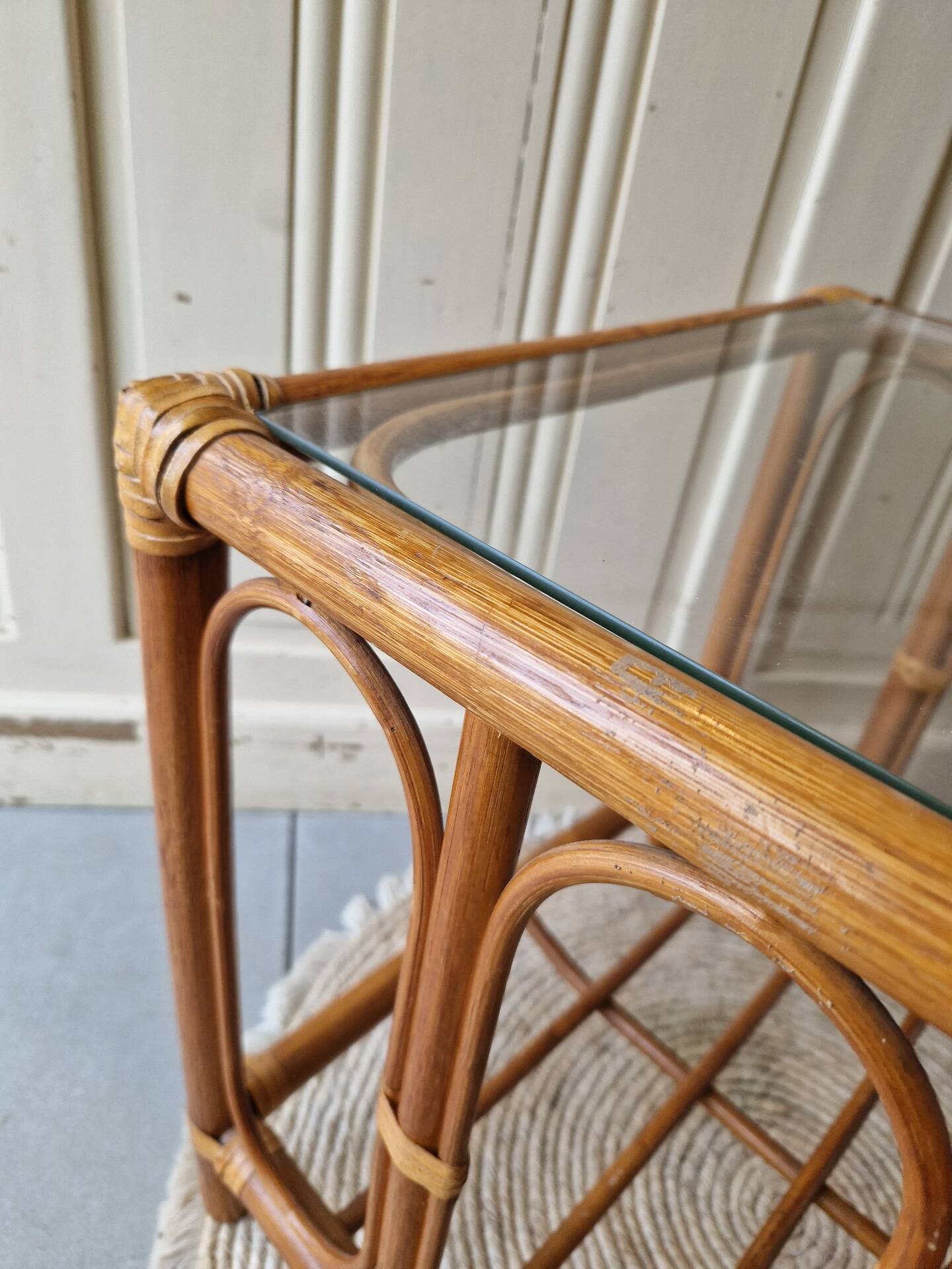 Occasional Coffee Table in Rattan