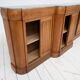 French vintage Art Deco bar in walnut and marble, 1920.