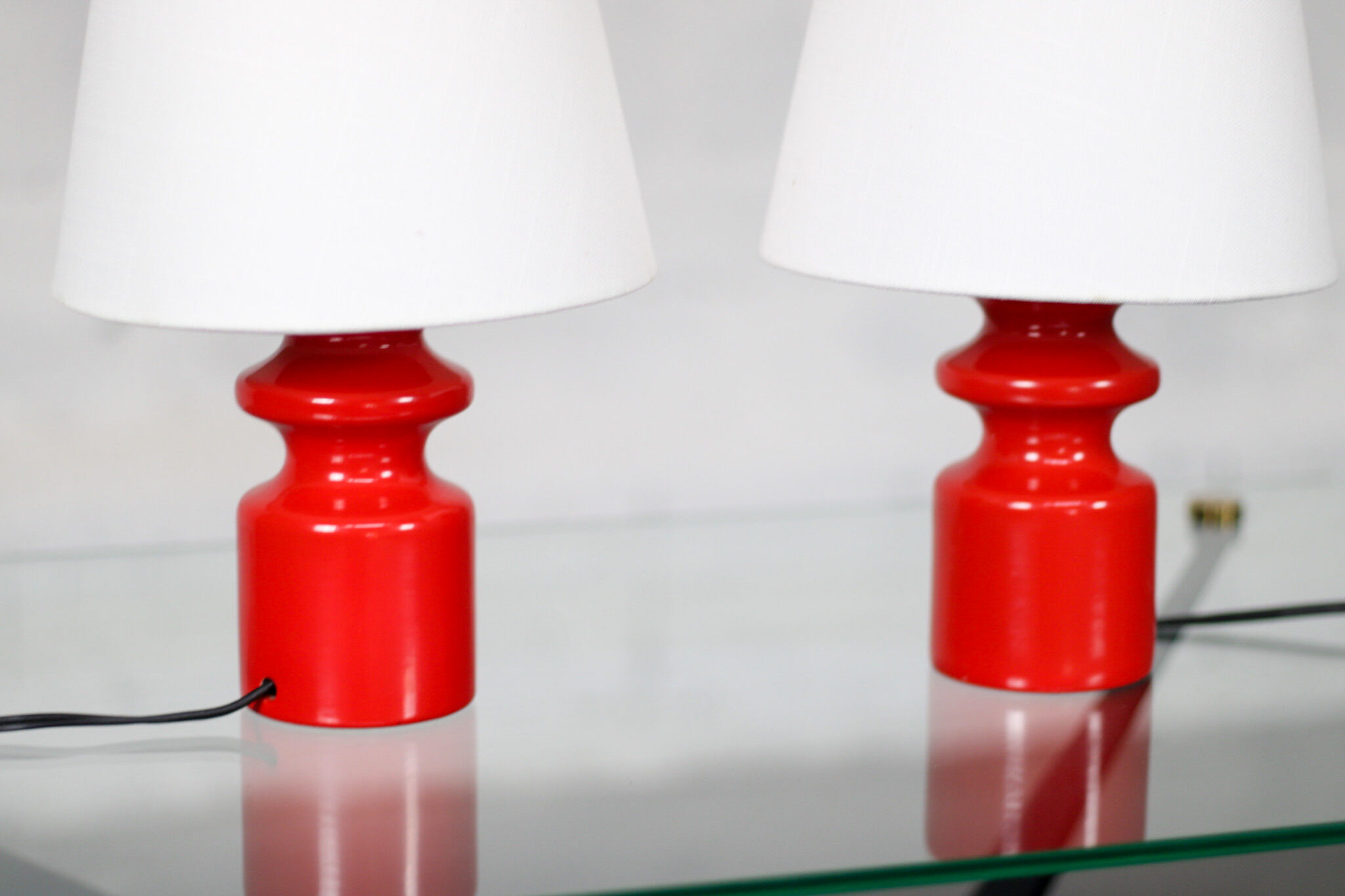 Pair of Danish bedside lamps 70